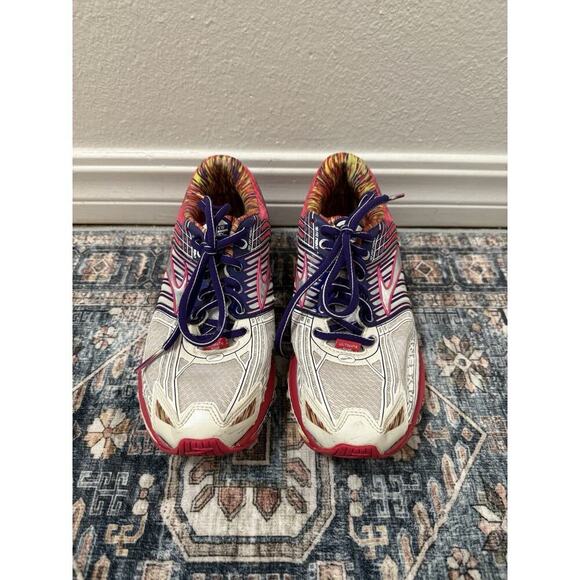 BROOKS Women’s “Glycerin 12” 3D Fit Print Multicolored Running Shoes Size 8 - Picture 1 of 6